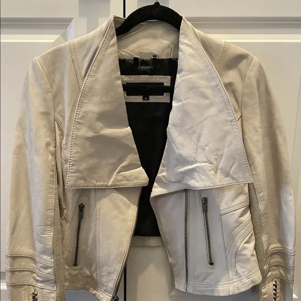 Womens medium leather jacket